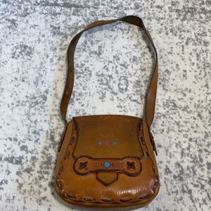 Stylish Brown Leather Hobo Bag